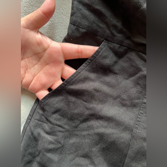 Express Black Romper with Puffy Sleeves - Picture 4 of 8